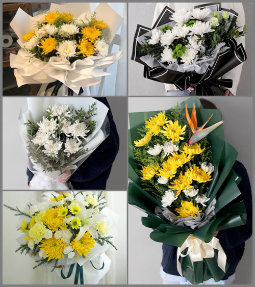 浙江省丽水云和县紧水滩镇大南山村白事花束代送